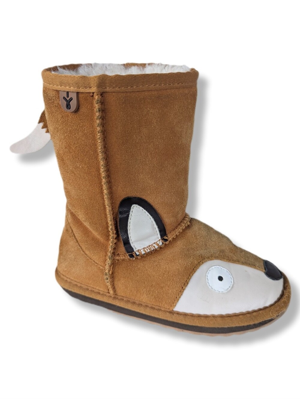 EMU Australia Kids Fox Theme Suede Winter Boots